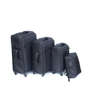 (20+24+28) Travel box three-piece suitcase set Oxford trolley case without passw - Picture 1 of 10