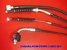 Fit Yamaha Dt100 Dt100x Brake And Clutch And Speedometer And Throttle Cable Black As