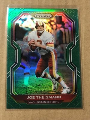 2020 Prizm Joe Theisman Green Prizm Refractor Card No.185 - Image 1 of 2