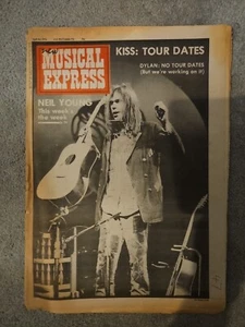 NME New Musical Express April 3rd 1976 Neil Young Cover - Imagen 1 de 5