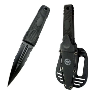 Fixed Blade Boot Belt Throwing Knife Concealed Carry Sheath Holster Self Defense - Picture 1 of 4