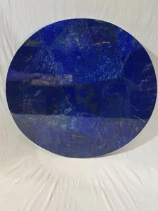Lapis Lazuli Table Plate Wall Decoration Natural Stone Handmade Furniture - Picture 1 of 8