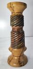 Hand Turned Wood Wooden Candlestick Candle Holder Home Decor Wedding