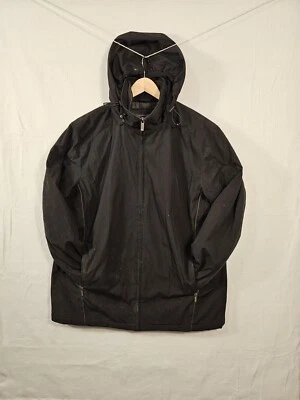 WEATHERPROOF Men’s XXL 2XL Black Insulated Hooded Double Zip Jacket Parka K043 - Image 1 of 4