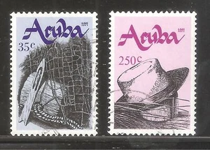 Aruba  Nr  95/96  Gestempeld.      - Imagen 1 de 1