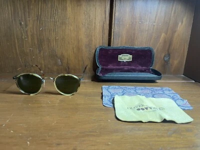Gafas de sol y estuche Oliver Peoples LA "MP-2 404 AG 46 vintage de metal dorado/tortuga Foto 1 de 4