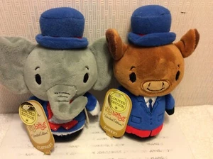 HALLMARK ITTY BITTYS PLUSH DONKEY & ELEPHANT New with TAGS LIMITED EDITION SET 2 - Bild 1 von 4