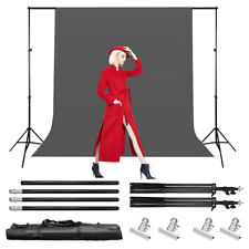 New 12Ft 2m Adjustable Background Support Stand Photography Video Backdrop Kit