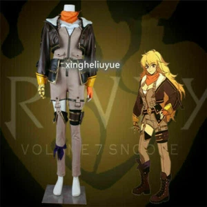 The seventh season RWBY Season 7 Yang Xiao Long Cosplay Costume Jacket Pants & - Picture 1 of 7