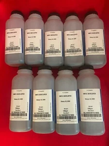 9 Bottles of Future Graphics developer - 190 grams for Sharp AL1000 toners - Picture 1 of 5