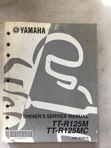 1999 Yamaha TTR125 M TT-R125 M TTR125 MC TT-R125 MC Owners Service Manual