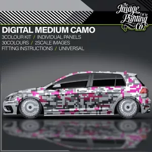 UNIVERSAL DIGITAL Auto Camouflage Aufkleber Kit I Stance I Teilverpackung I Vinyl Aufkleber - Bild 1 von 13