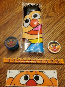 Vintage Rare Sesame Street Ernie Pencil Set. 6 pc. - Picture 1 of 8
