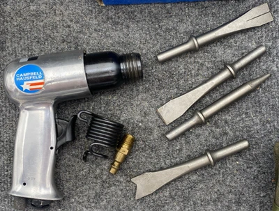 Campbell Hausfeld Air Chisel Hammer Impact Gun TL1003 with 4 Chisels & Coupler V - Image 1 of 4