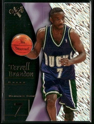 1997-98 E-X2001 #35 Terrell Brandon - Image 1 of 2