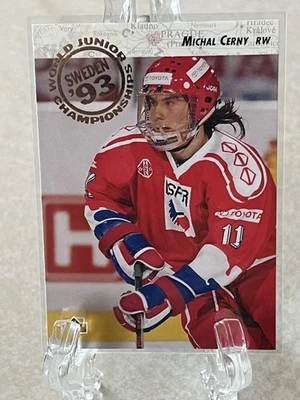 MICHAL CERNY--ROOKIE--1992-93 UPPER DECK--TEAM CZECH--FREE SHIPPING - Image 1 of 2