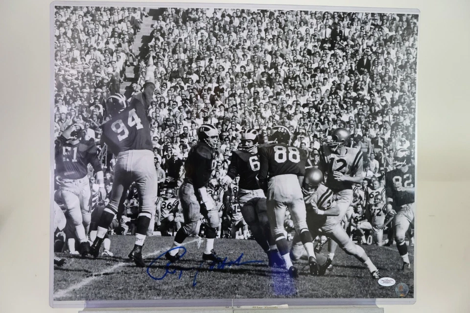 Autographed Roger Staubach U.S. Naval Academy (Navy) 16x20 Photo JSA COA - Image 1 of 2
