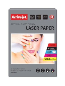 5901443100034 Papier fotograficzny Activejet AP4-160G100L do drukarek laserowych; A4; 100 sztuk - Zdjęcie 1 z 1