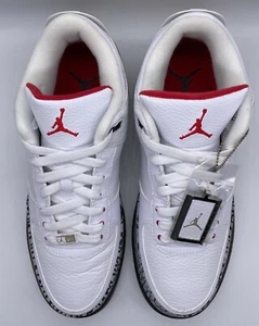 Air Jordan Mens AJF3 Air Jordan Fusion 3 White Cement 323626-161 Size 9 New!!! - Picture 1 of 12