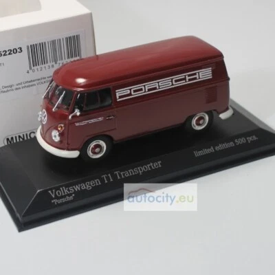 MINICHAMPS VW T1 TRANSPORTER 'PORSCHE' 943052203 - Bild 1 von 4