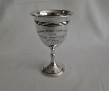 Vintage sterling silver Garden Competition goblet c 1937 Birmingham U.K.