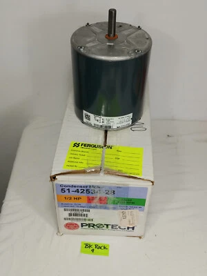 Genteq Condenser Motor - 1/2 HP, 1 Phase, 1 Speed, 380-415/460V, 1050 RPM - - Image 1 of 4