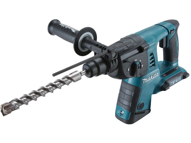 Makita Akku Bohrhammer DHR263ZJ 2x 18 Volt blau