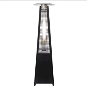 Mimosa Outdoor Pyramid Flame Heater Patio Garden Restaurant Gas Heater - Black - Picture 1 of 8