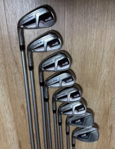 Lefty TaylorMade M6 Iron Set 8pcs 5-Pw,Aw,Sw Flex S Stiff FUBUKI TM6 - Picture 1 of 11