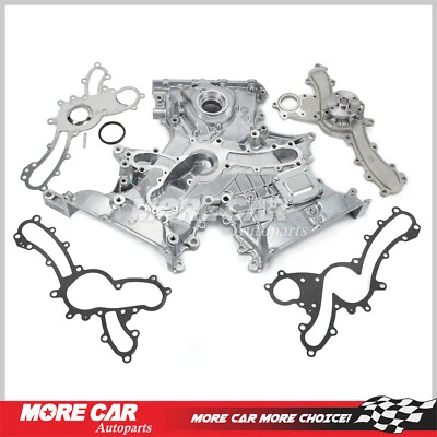 Oil Water Pump Timing Cover for 2006-2018 Lexus ES350 Toyota Avalon Camry 3.5L - Image 1 of 4