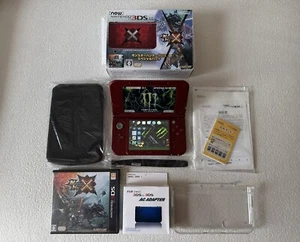 New Nintendo 3DS XL Monster Hunter Lower screen IPS, US version 256Gb - Picture 1 of 7