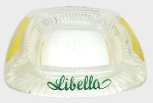 Vintage Libella Kostliches Fruchtsaftgetränk Mit Orangensaft 5" Glass Ashtray - Picture 1 of 7