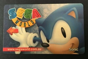 Sega World Sydney Swipe Access Card - Sonic - Picture 1 of 3