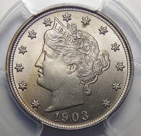 1903 PCGS MS67 LIBERTY NICKEL Cover