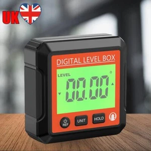 Digital Angle Protractor Inclinometer Magnetic 90 Degree Ruler Level Meter(Red) - Picture 1 of 12
