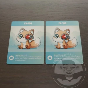 Tic Tac K.O. Lindo vs Evil | 2 lindas tarjetas FX-100 | piezas de repuesto oficiales - Imagen 1 de 6