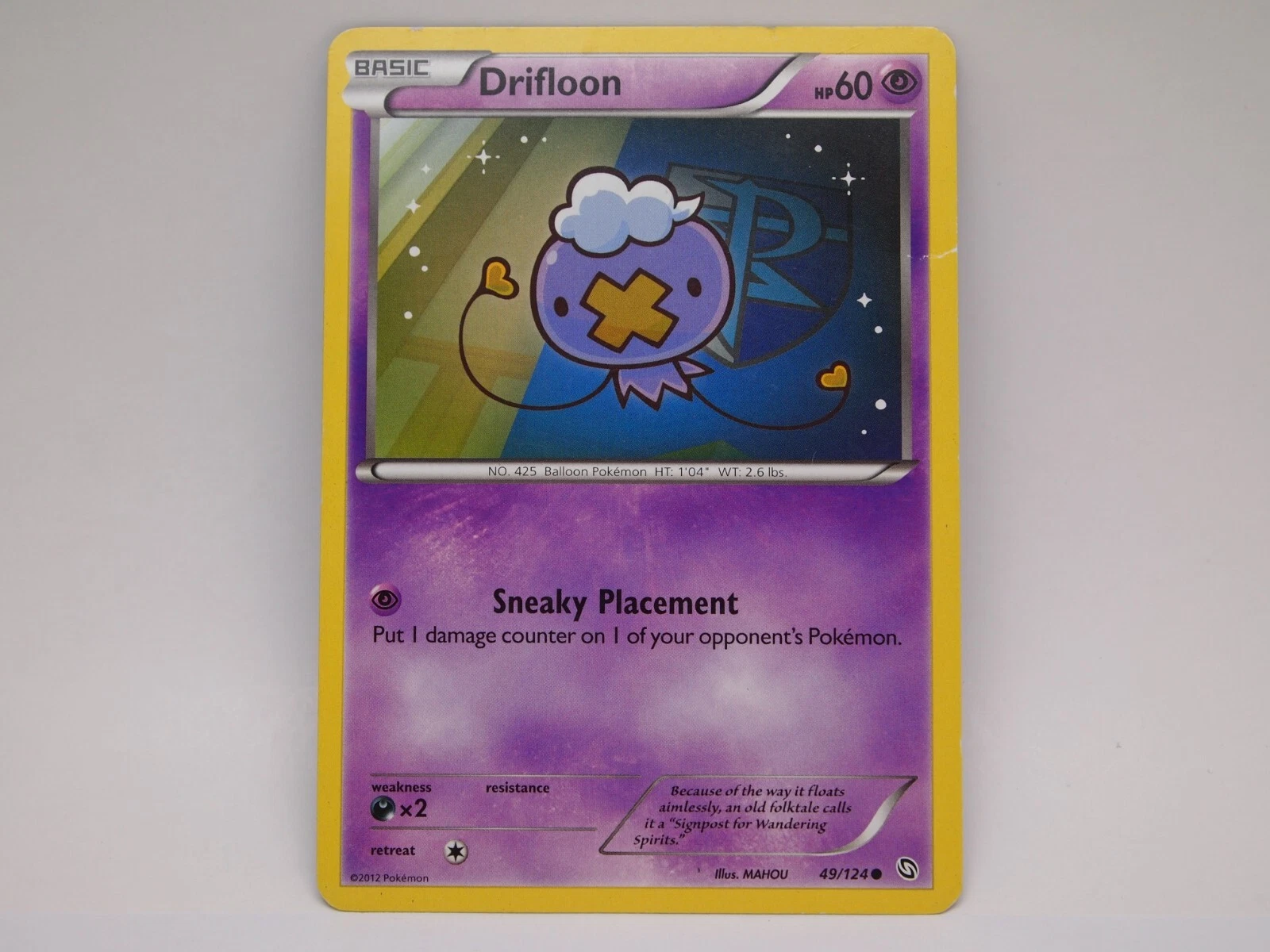 Drifloon 49/124 - Dragons Exalted - Common - Pokemon Card TCG - LP