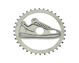VINTAGE LOWRIDER Bicycle Steel "CUTE" SHOE 36T SINGLE SPEED 1/2" X 1/8" SPROCKET - Picture 1 of 1