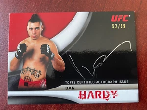 2010 TOPPS UFC KNOCKOUT CERTIFIED AUTOGRAPH - DAN HARDY /99 - #FC-DH - Picture 1 of 2