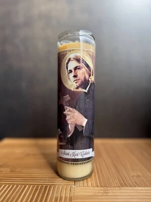 Молитвенная свеча Saint Kurt Cobain 8 дюймов  - Изображение 1 из 3
