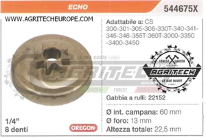 544675X Oregon Pinion Bell Clutch Chainsaw ECHO CS3000-360T 1/4 " 8 Teeth - Picture 1 of 1