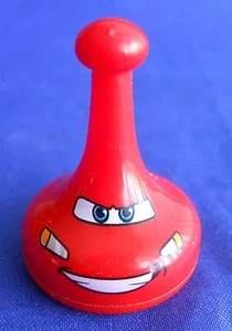 Disney Cars 2 Sorry Game Piece Lightning McQueen Slider Token Replacement Pawn - Picture 1 of 4