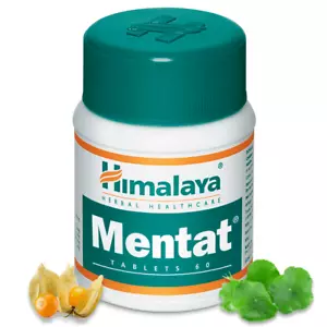 Himalaya MENTAT 60 Tablets Enhances Memory and Learning Capacity FREE SHIP - Picture 1 of 3