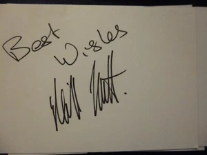 Grease Oh What A Night Boogie Nights on stage NEILL TRUETT hand signed card - Picture 1 of 1