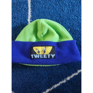 Looney Tunes 1998 gorro vintage de 2 tonos talla única - Imagen 1 de 5