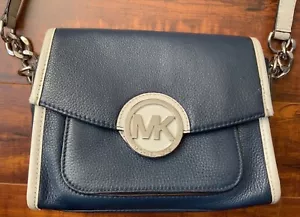 Michael Kors Small Logo Blue/white - Picture 1 of 7