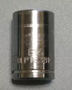 BLUE POINT BLPTE3816, 3/8" DRRIVE, E16 TORX, SOCKET *NEW/UNUSED* - Picture 1 of 9