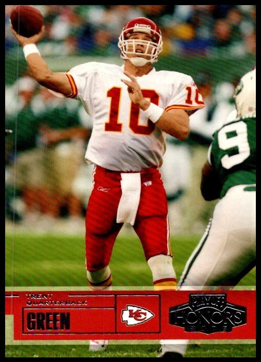 2003 Trent Green Playoff Honors FOOTBALL #95 Kansas City Chiefs - Image 1 of 2