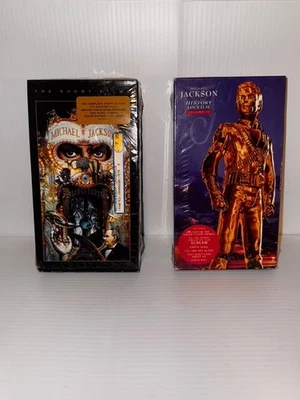 VHS-MICHAEL JACKSON-DANGEROUS THE SHORT FILMS & HISTORY ON FILM VOL.II VG TO VG+ - Image 1 of 4