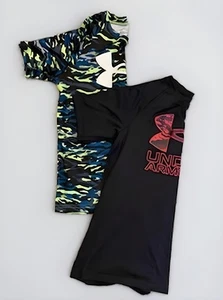 Great value!! Lot (2) Boys/Teens Under Armor T-shirts Size Youth Large (YL) - Picture 1 of 6